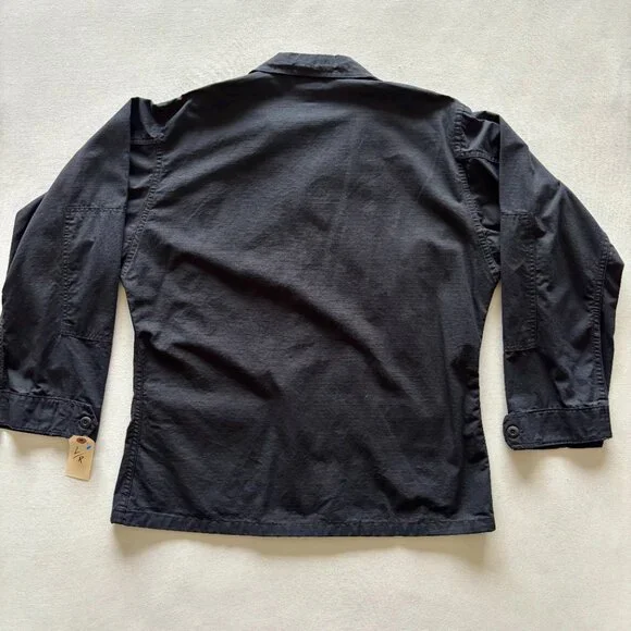 Vintage Men's Tru-Spec Black Tactical Utility Shirt Large Regular - Picture 9 of 14